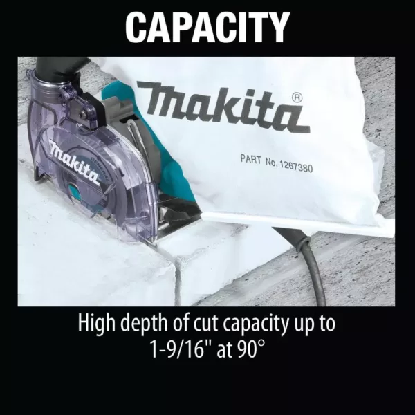 Makita 5 in. Dry Masonry Saw with Dust Extraction