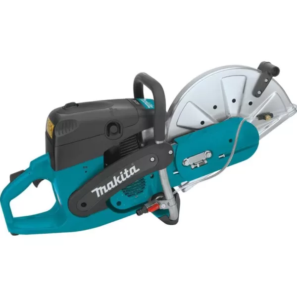 Makita 5.1 HP 73cc 14 in. Gas Saw with Bonus 18-Volt LXT Lithium-Ion Brushless Impact Driver Kit with (1) Battery 3.0Ah