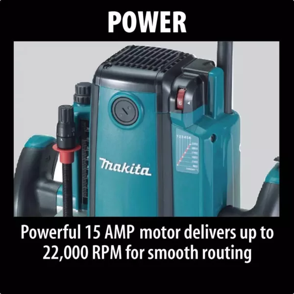 Makita 15-Amp 3-1/4 HP Corded Plunge Router