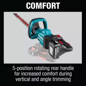 Makita 18-Volt LXT Lithium-Ion Brushless Cordless 30 in. Hedge Trimmer Kit (5.0 Ah)