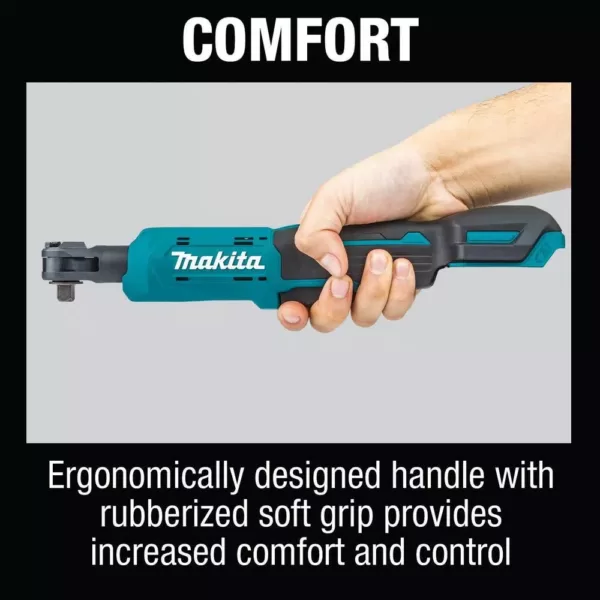 Makita 12-Volt MAX CXT Lithium-Ion Cordless 3/8 in./1/4 in. Sq. Drive Ratchet (Tool-Only)