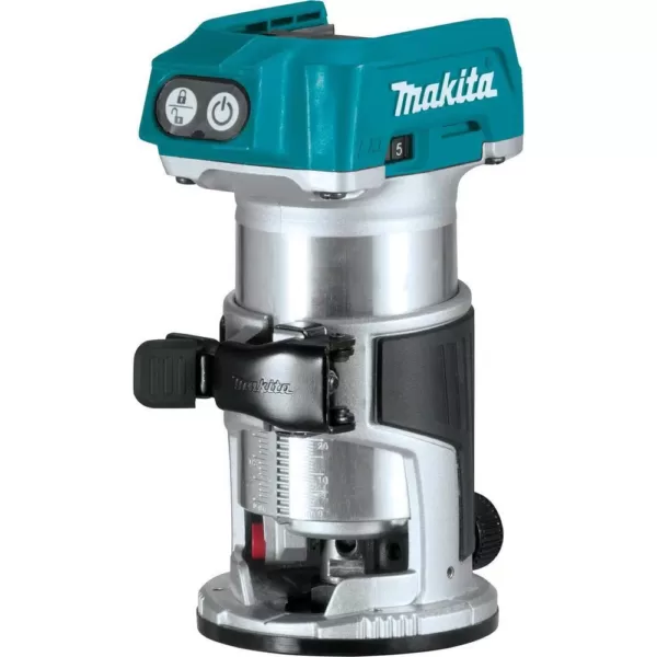 Makita 18-Volt LXT Lithium-Ion Brushless Cordless Variable Speed Compact Router with Built-In LED Light (Tool Only)