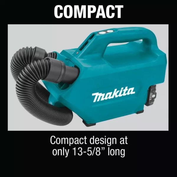 Makita 12-Volt 2.0 Ah MAX CXT Lithium-Ion Cordless Vacuum Kit