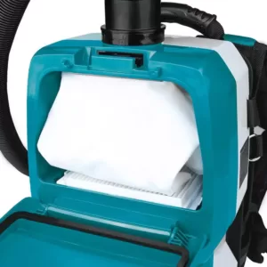 Makita 18-Volt X2 LXT Lithium-Ion (36V) Brushless 1/2 Gal. HEPA Filter Backpack Dry Dust Extractor Kit, AWS Capable (5.0 Ah)