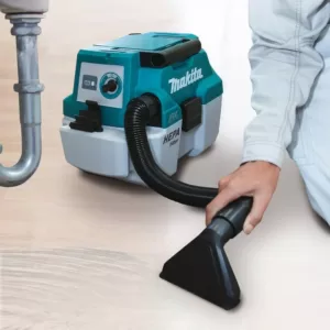 Makita 18-Volt 5.0 Ah LXT Lithium-Ion Brushless Cordless 2 Gal. HEPA Filter Portable Wet/Dry Dust Extractor/Vacuum Kit