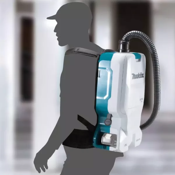 Makita 18-Volt X2 LXT Lithium-Ion (36V) Brushless Cordless 1.6 Gal. HEPA Filter Backpack Dry Vacuum (Tool-Only)