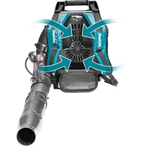 Makita 75.6 cc MM4 206 MPH 706 CFM 4-Stroke Engine Tube Throttle Backpack Blower