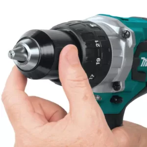 Makita 18-Volt LXT Brushless Lithium-Ion 1/2 in. Cordless Hammer Drill Kit with (2) Batteries (4.0Ah), Charger and Hard Case