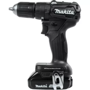 Makita 18-Volt 2.0Ah LXT Lithium-Ion Sub-Compact Brushless Cordless 1/2 in. Hammer Driver Drill Kit