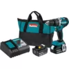 Makita 18-Volt 5.0 Ah LXT Lithium-Ion Compact Brushless Cordless 1/2 in. Hammer Driver-Drill Kit