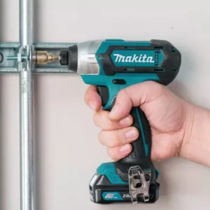 Makita 12-Volt MAX CXT Lithium-Ion 1/4 in. Cordless Impact Driver Kit with (2) Batteries 2.0Ah, Charger, Hard Case