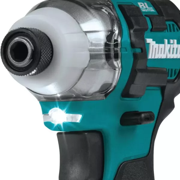 Makita 12-Volt MAX CXT Lithium-Ion Brushless 1/4 in. Cordless Impact Driver Kit with (2) Batteries 2.0Ah, Charger, Hard Case