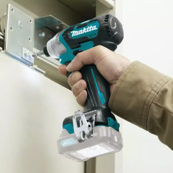 Makita 12-Volt MAX CXT Lithium-Ion Brushless 1/4 in. Cordless Impact Driver (Tool Only)