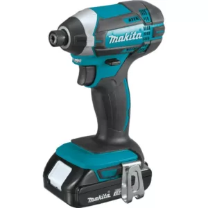 Makita 1.5 Ah 18-Volt LXT Lithium-Ion Compact Cordless 1/4 in. Impact Driver Kit