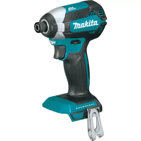 Makita 18V LXT Brushless 1/4 in. Impact Driver, 7-1/4 in. Circular Saw and Reciprocating Saw with bonus 18V LXT Starter Pack