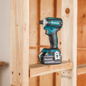 Makita 18-Volt LXT Brushless 4-Speed Impact Driver Kit with Impact XPS Insert Bit Holder and ImpactXPS 1 in. Insert Bit, 5-Pack