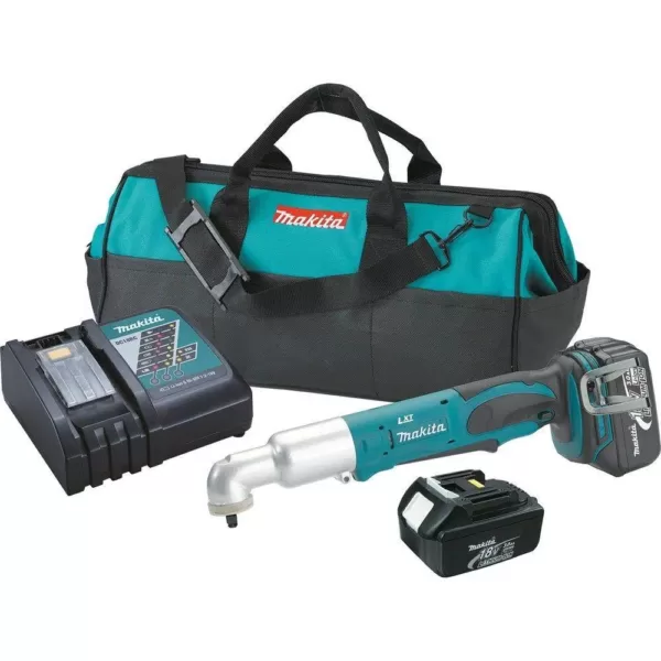 Makita 18-Volt LXT Lithium-Ion Cordless 3/8 in. Angle Impact Wrench Kit