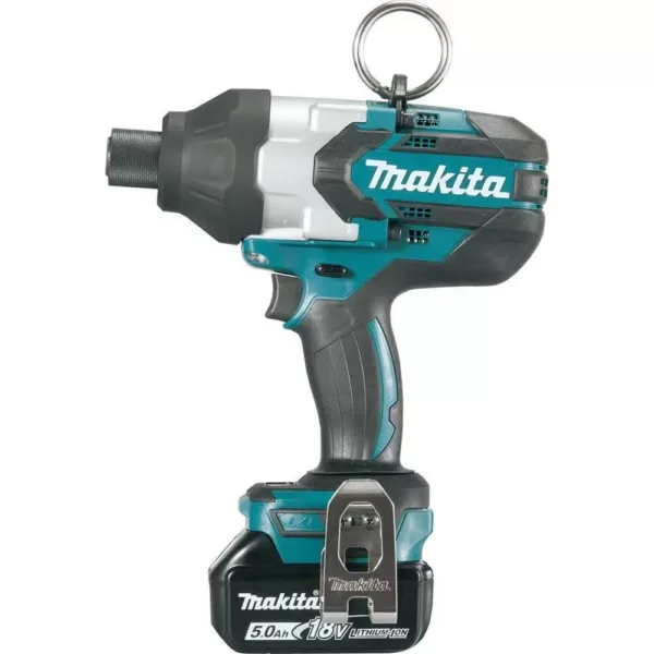 Makita 18-Volt LXT Lithium-Ion Brushless Cordless High Torque 7/16 in. Hex Chuck Impact Wrench Kit w/ (2) Batteries 5.0Ah, Bag