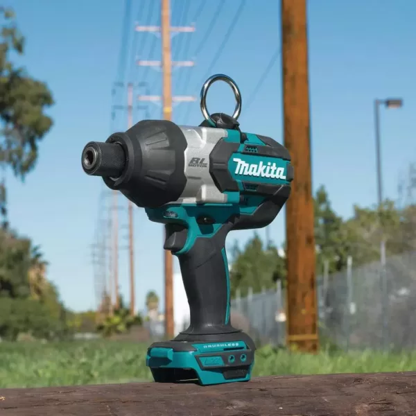 Makita 18-Volt LXT Lithium-Ion Brushless Cordless High Torque 7/16 in. Hex Utility Impact Wrench (Tool Only)