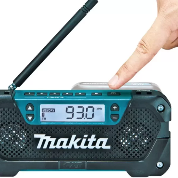 Makita 12-Volt MAX CXT Lithium-Ion Cordless MP3 Compatible Compact Job Site Radio (Tool Only)