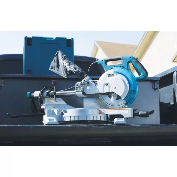 Makita 10 in. Dual Slide Compound Miter Saw with 10 in. x 80T Micro-Polished Miter Saw Blade