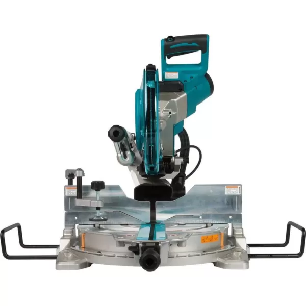 Makita 15 Amp 10 in. Dual-Bevel Sliding Compound Miter Saw with Laser and Stand