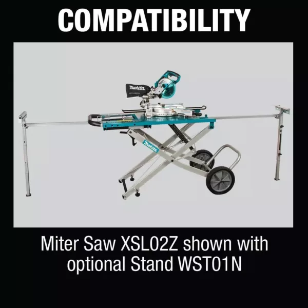 Makita 18-Volt X2 LXT Lithium-Ion 1/2 in. Brushless Cordless 7-1/2 in. Dual Slide Compound Miter Saw (Tool-Only)