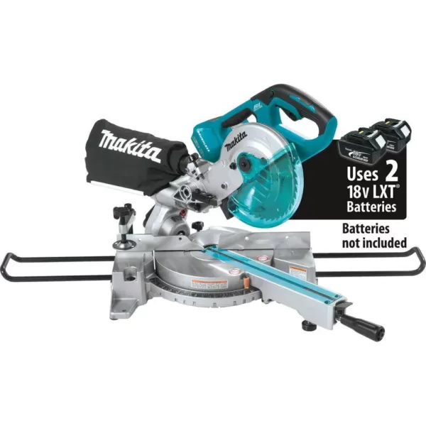 Makita 18-Volt X2 LXT Lithium-Ion 1/2 in. Brushless Cordless 7-1/2 in. Dual Slide Compound Miter Saw (Tool-Only)