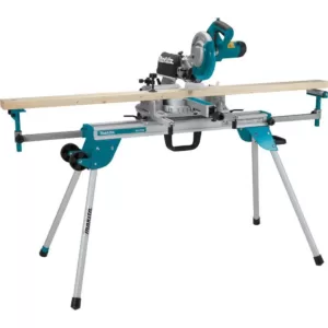 Makita 18-Volt X2 LXT (36V) Brushless 12 in. Dual-Bevel Sliding Compound Miter Saw with bonus Compact Folding Miter Saw Stand