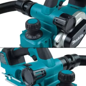 Makita 18-Volt LXT Lithium-Ion Brushless 3-1/4 in. Cordless Planer, AWS Capable, Tool Only