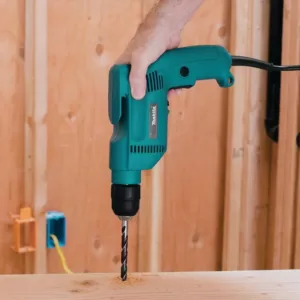 Makita 4.9 Amp 3/8 in. Corded Low Noise (79dB) Variable Speed Drill with Keyless Chuck and Hard Case