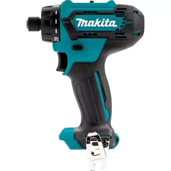 Makita 12-Volt max CXT Lithium-Ion 1/4 In. Hex Cordless Screwdriver (Tool Only)