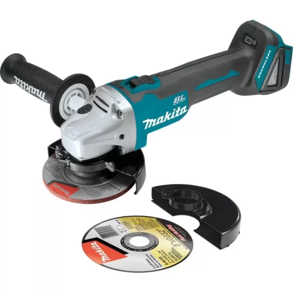 Makita 18-Volt LXT 4.0 Ah Battery and Rapid Optimum Charger Starter Pack with Bonus 18-Volt LXT Brushless Cut-Off/Angle Grinder