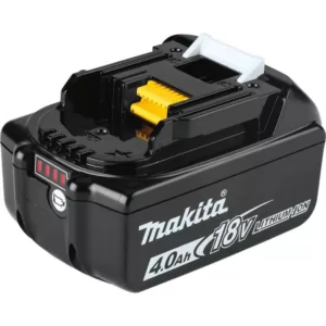 Makita 18-Volt LXT Lithium-Ion 4.0 Ah Battery and Rapid Optimum Charger Starter Pack with Bonus 18-Volt LXT Handheld Vacuum