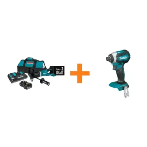 Makita 18-Volt X2 (36V) LXT Brushless 1/2 in. Right Angle Drill Kit with bonus 18V LXT Brushless 1/4 in. Cordless Impact Driver
