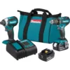 Makita 18-Volt LXT Lithium-ion Brushless Cordless 2-Piece Combo Kit 3.0Ah Driver-Drill/ Impact Driver