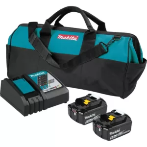 Makita 18-Volt LXT Brushless Compact Router, Jig Saw and 2 Gal. Dust Extractor/Vacuum with bonus 18-Volt LXT Starter Pack