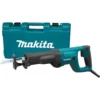 Makita 11 Amp Corded Variable Speed Reciprocating Saw With Wood Cutting Blade, Metal Cutting Blade and Hard Case, no lock-on
