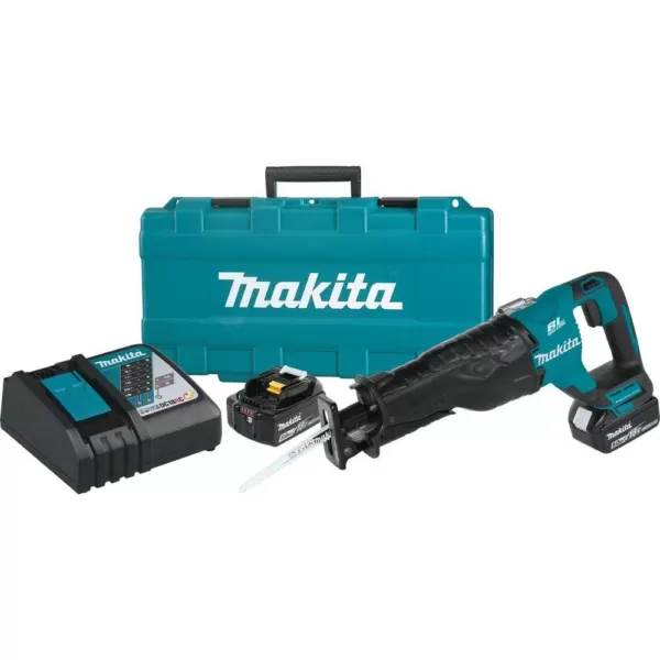 Makita 18-Volt 5.0Ah LXT Lithium-Ion Brushless Cordless Recipro Saw Kit