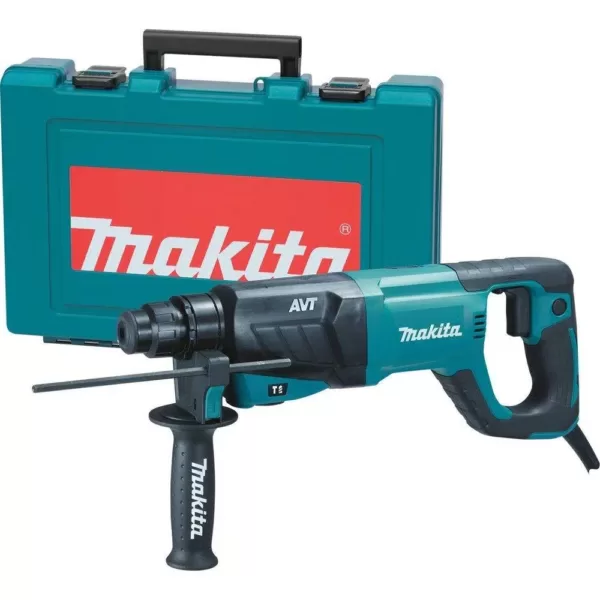 Makita 8 Amp 1 in. Corded SDS-Plus Concrete/Masonry AVT (Anti-Vibration Technology) Rotary Hammer Drill with Handle Hard Case
