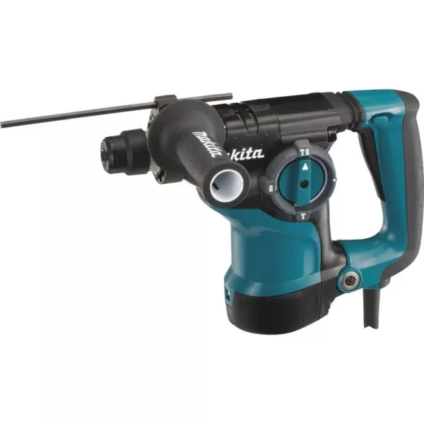 Makita 7 Amp 1 in. Corded SDS-Plus Concrete/Masonry AVT Rotary Hammer Drill w/ Vacuum Hose, SDS-Plus Dust Collection Attachment