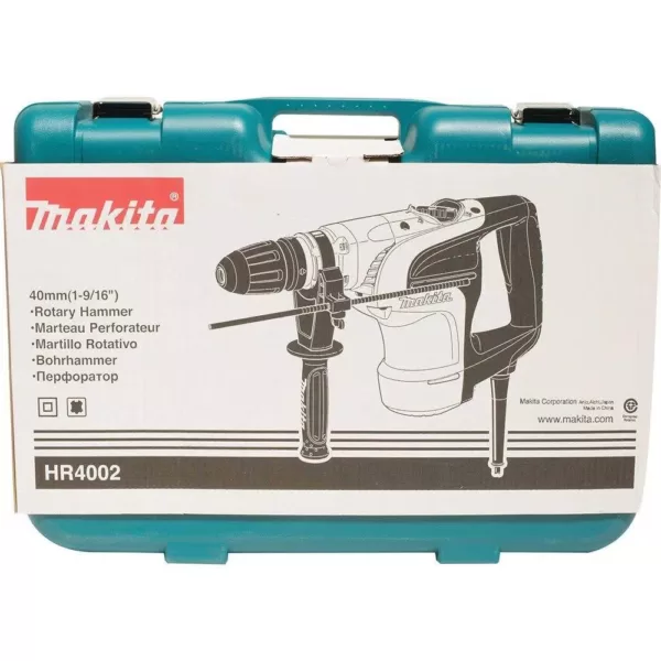 Makita 10 Amp 1-9/16 in. Corded SDS-MAX Concrete/Masonry Rotary Hammer Drill with Side Handle and Hard Case