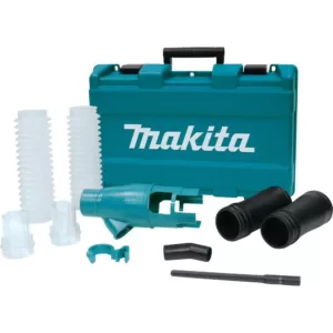 Makita 11 Amp 1-9/16 in. Corded SDS-MAX Concrete/Masonry AVT Rotary Hammer Drill w/ Vacuum Hose and Dust Extraction Attachment