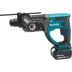 Makita 18-Volt LXT Lithium-Ion 7/8 in. Cordless SDS-Plus Concrete/Masonry Rotary Hammer Drill Kit w/ (2) batteries 5.0Ah, Bag