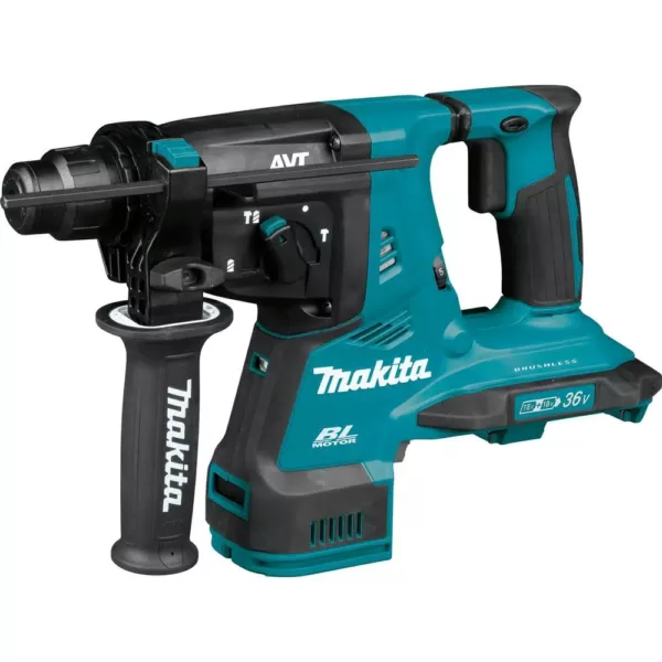 Makita 18-Volt X2 LXT Lithium-Ion 36-Volt 1-1/8 in. Brushless Cordless Rotary Hammer, AFT, AWS Capable (Tool-Only)