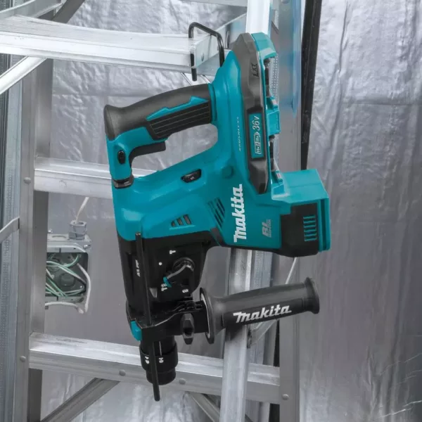 Makita 18-Volt X2 LXT 36-Volt 1-1/8 in. Brushless Cordless Rotary Hammer, Accepts SDS-Plus Bits, AFT, AWS Capable, (Tool-Only)