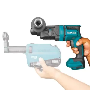 Makita 18-Volt 11/16 in. LXT Lithium-Ion Brushless Cordless AVT Rotary Hammer (Tool-Only), Accepts SDS-Plus Bits, AWS Capable