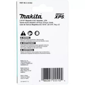 Makita IMPACT XPS 2-9/16 in. Magnetic 5/16 in. Nutsetter (2-Pack)