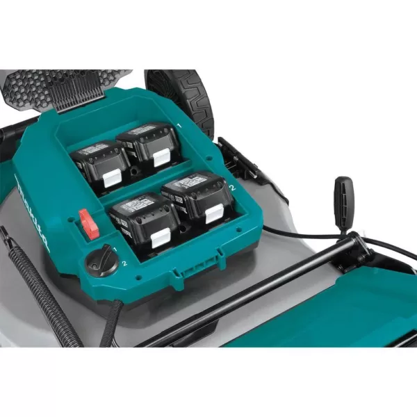 Makita 18 in. 18-Volt X2 (36-Volt) LXT Lithium-Ion Cordless Walk Behind Self Propelled Lawn Mower Kit with 4 Batteries (5.0 Ah)