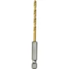 Makita 1/8 in. Titanium Coated Drill Bit and 1/4 in. Hex Shank